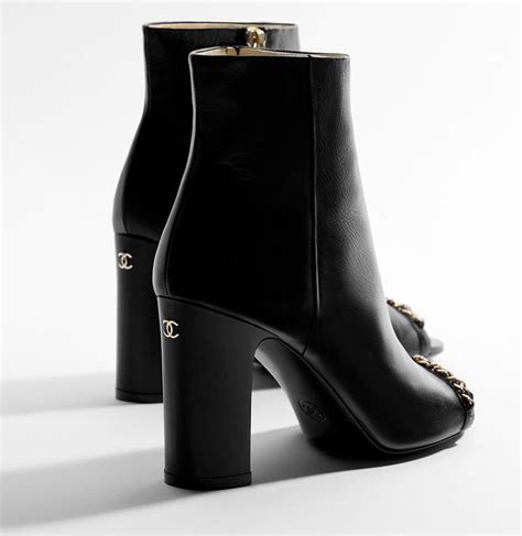 chanel high heel sneaker|Chanel high heel boots.